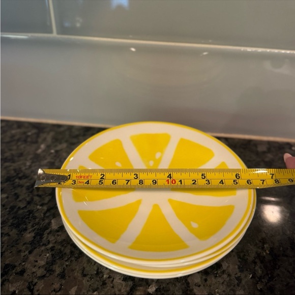 Kate Spade X Lenox Lemon Plates Set of 4 - Picture 5 of 5